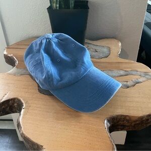 Lift down adjustable baseball hat - blue